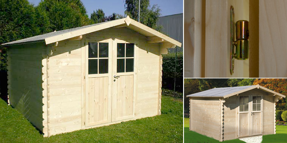 Abri de jardin en bois 10m2
