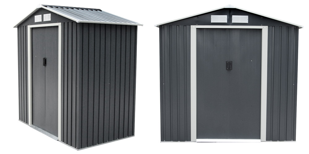 Cabane de jardin métallique
