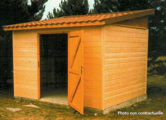 Remise en bois pour jardin
