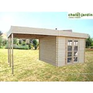 Abri de jardin en bois umea + pergola
