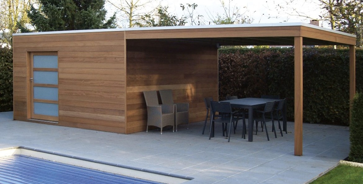 Abris de jardin design en bois
