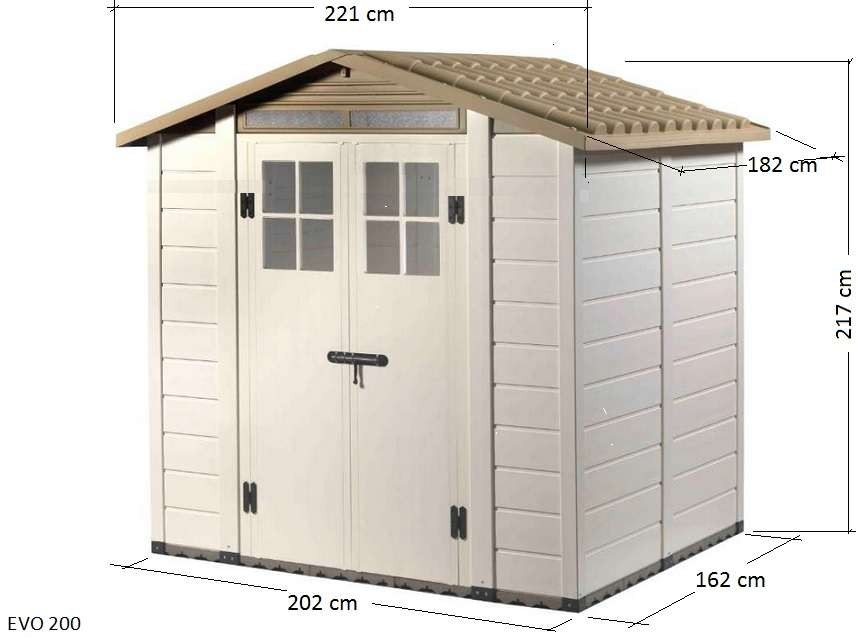 Abri de jardin plastique
