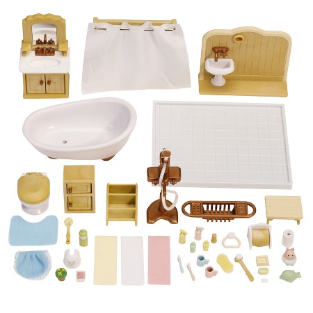 Sylvanian cottage bathroom set

