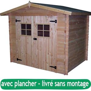 Abri de jardin avec plancher
