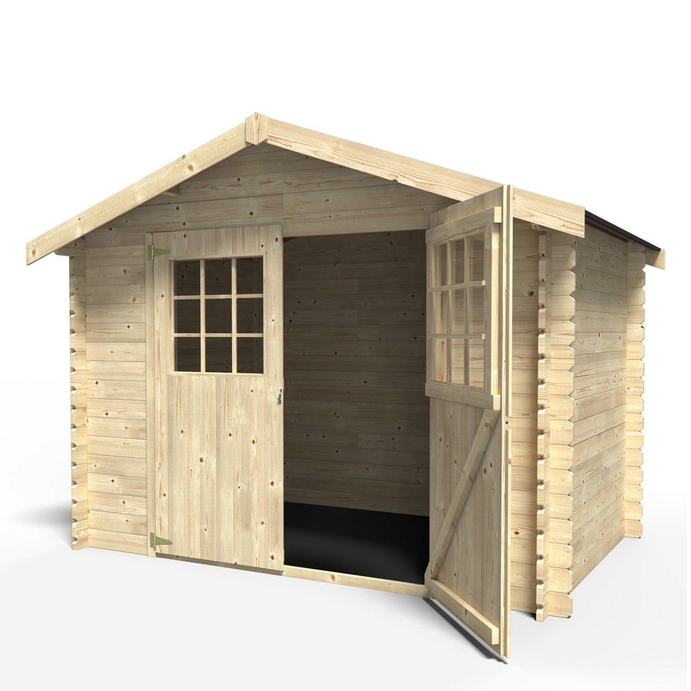 Abri de jardin en bois haute qualite
