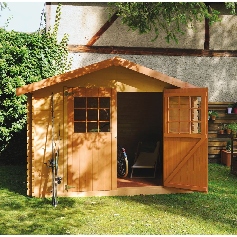 Abri de jardin bois épaisseur 28 mm
