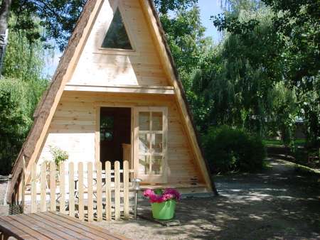 Chalet bois tipi
