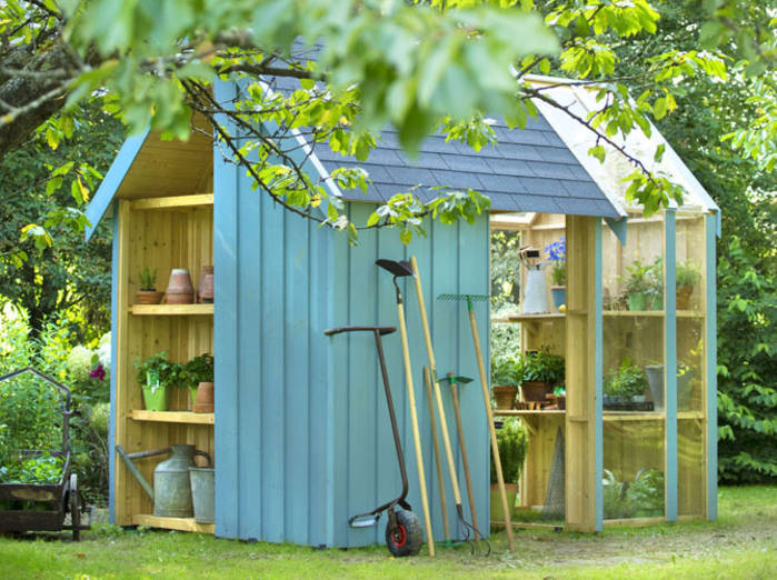 Cabane de jardin decoration
