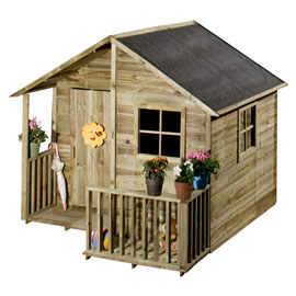 Maisonnette jardin bois castorama
