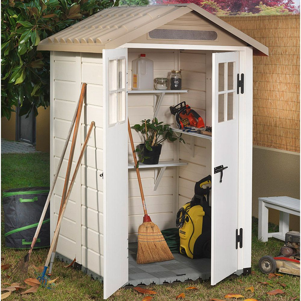 Abri de jardin resine gamm vert
