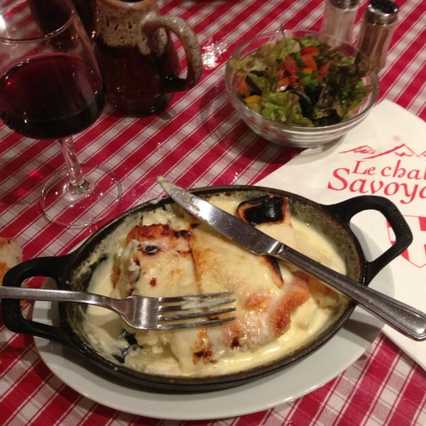 Chalet savoyard livry gargan menu
