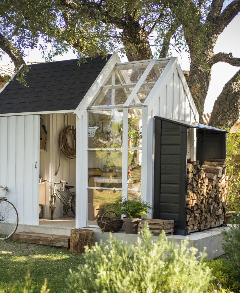 Cabane jardin serre
