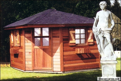 Abri de jardin qui noircit
