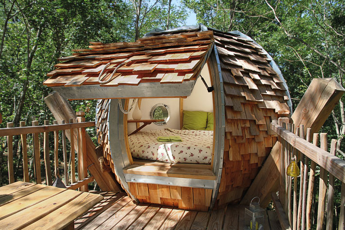 Cabane jardin ronde
