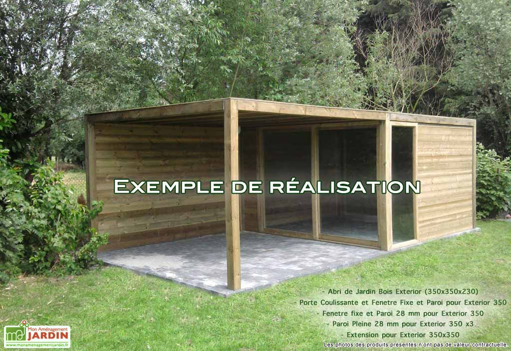 Abri jardin bois traité
