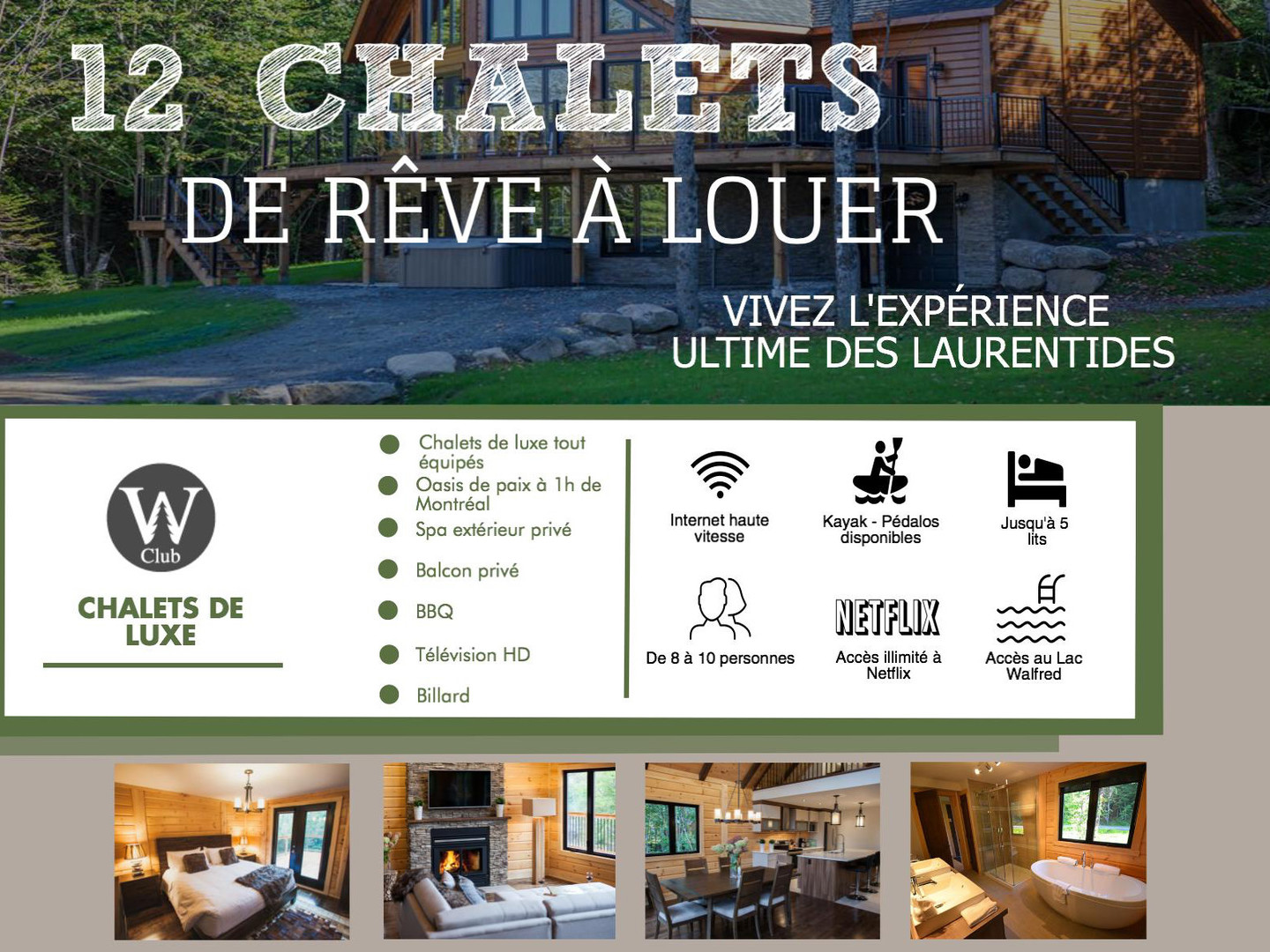 Chalet du lac walfred
