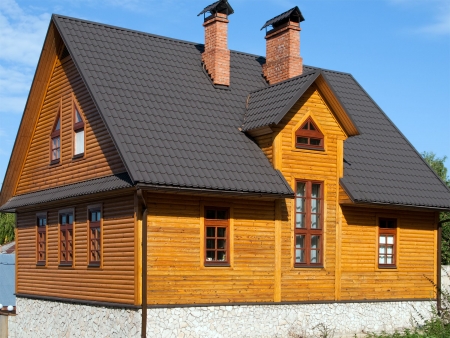 Chalet montagne toit
