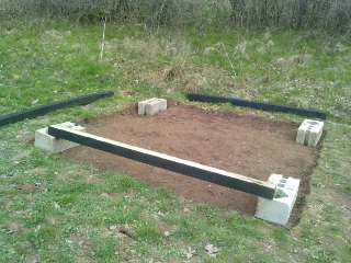 Abri jardin sur plot
