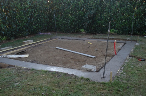 Fondation abri de jardin metal
