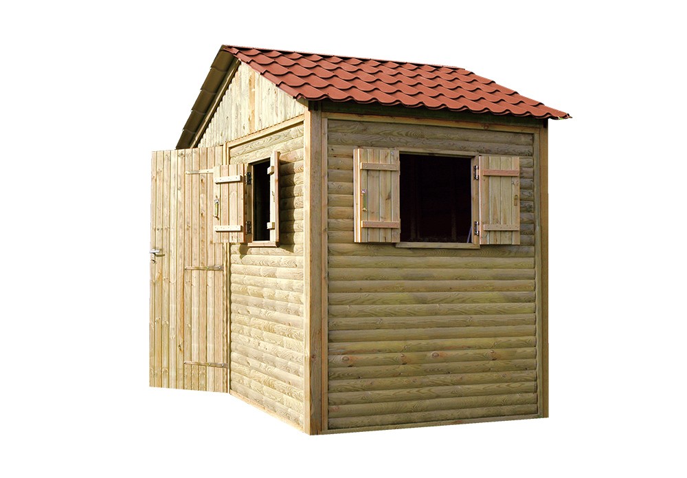 Chalet de jardin frais marais