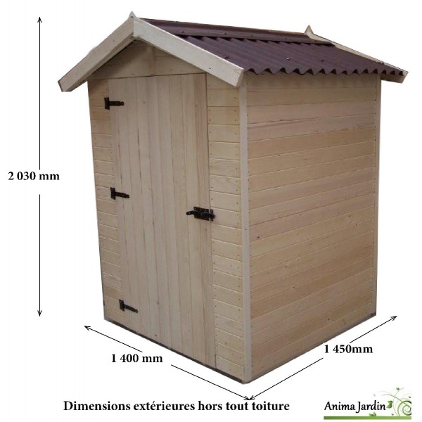 Taille abri de jardin
