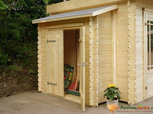 Abri de jardin en bois non traité
