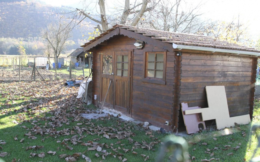 Taxe et cabane de jardin
