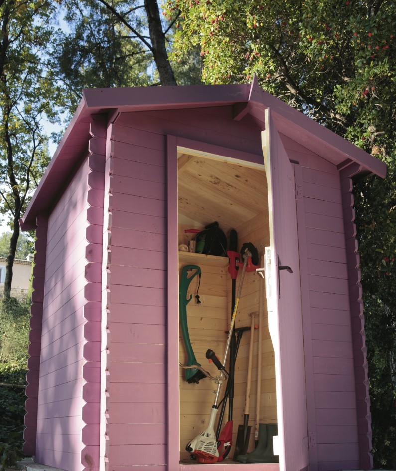 Cabane pour outils de jardin
