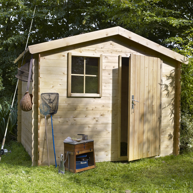 Abri de jardin bois traité castorama
