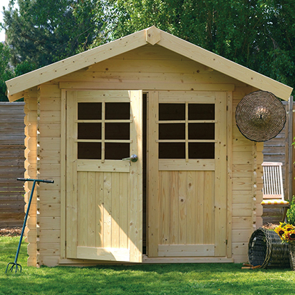 Abri de jardin en bois brico
