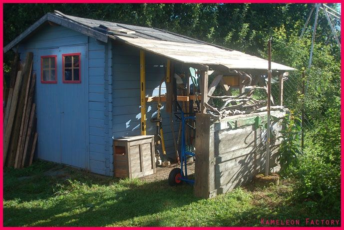 Cabane de jardin recup
