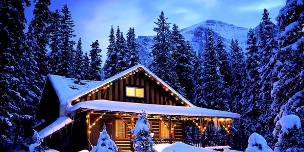Chalet montagne jour de l'an
