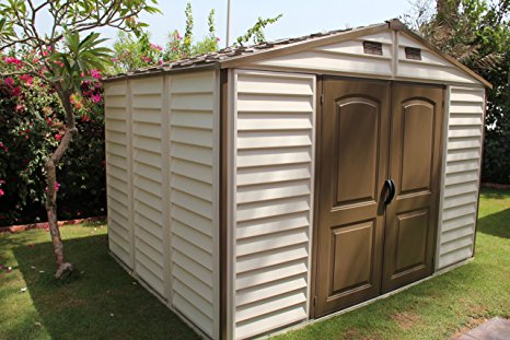 Abri de jardin pvc 10x8 woodside 7.68 m2
