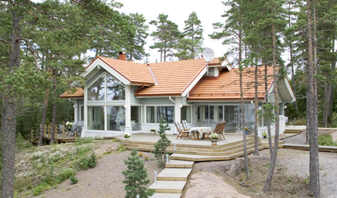 Chalet bois finlandais
