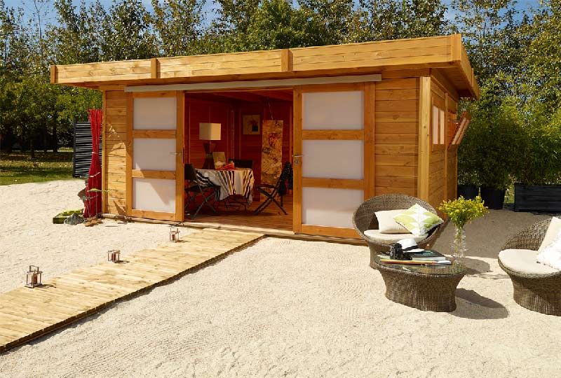 Grand abri de jardin bois
