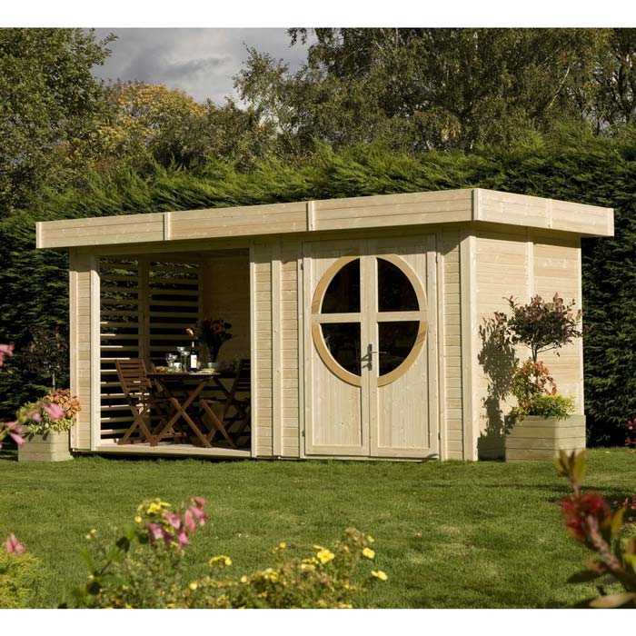 Abri de jardin en bois solide
