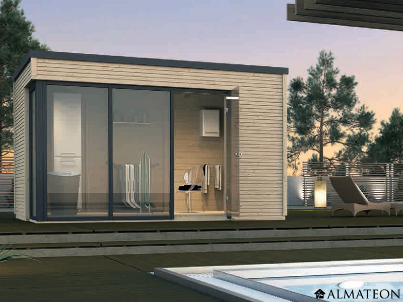 Abri jardin habitable
