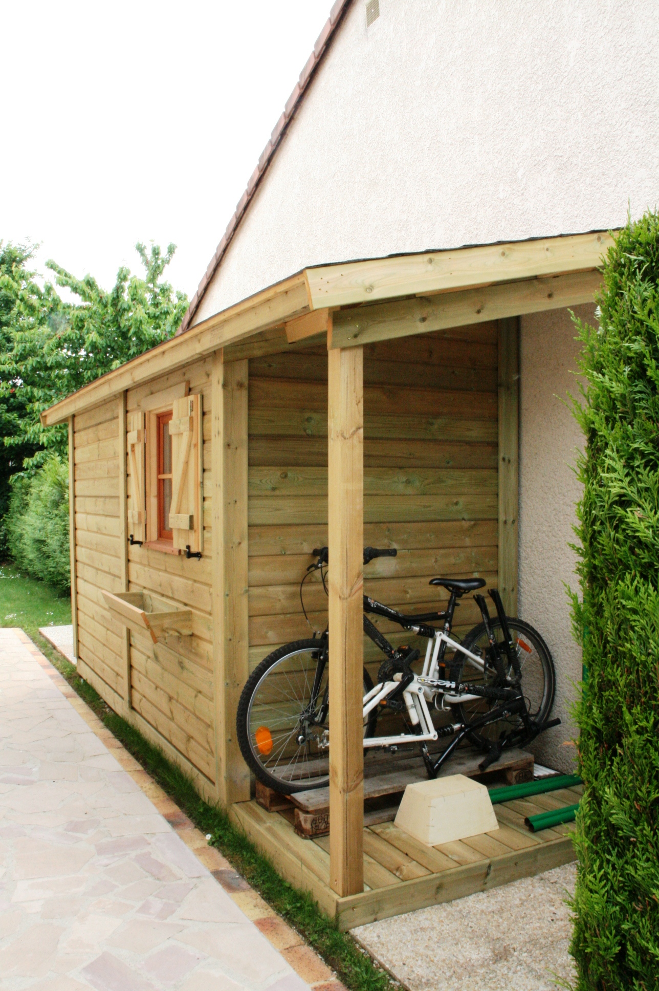 Abri jardin toit 1 pente
