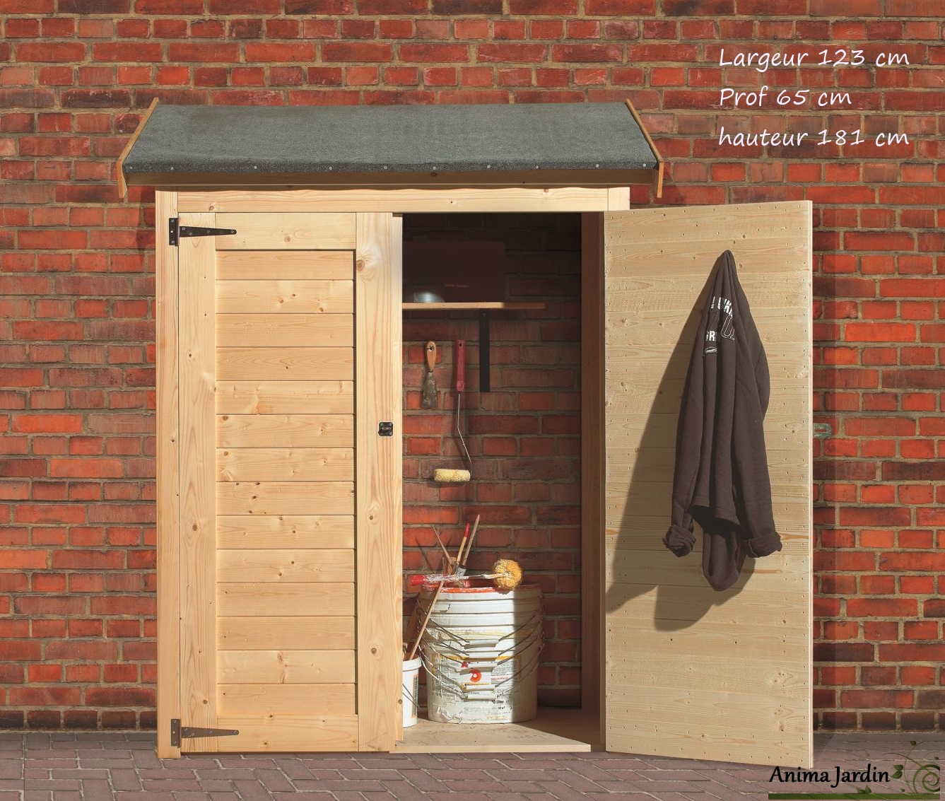Cabane rangement jardin
