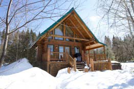 Chalet bois quebec