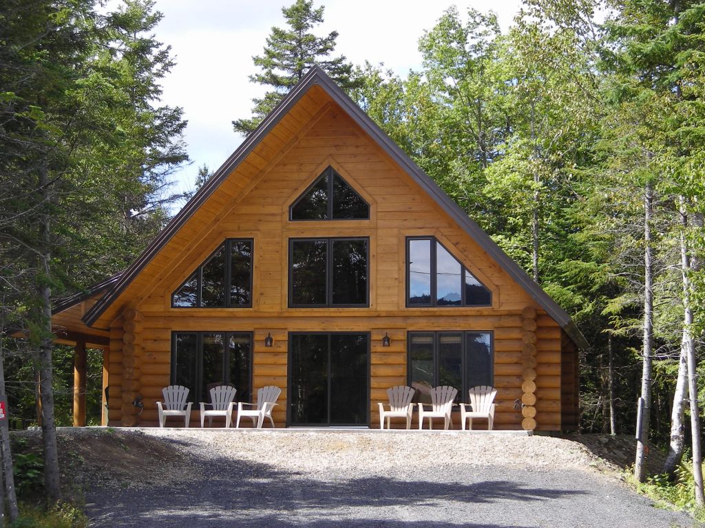 Chalet bois rond a louer quebec
