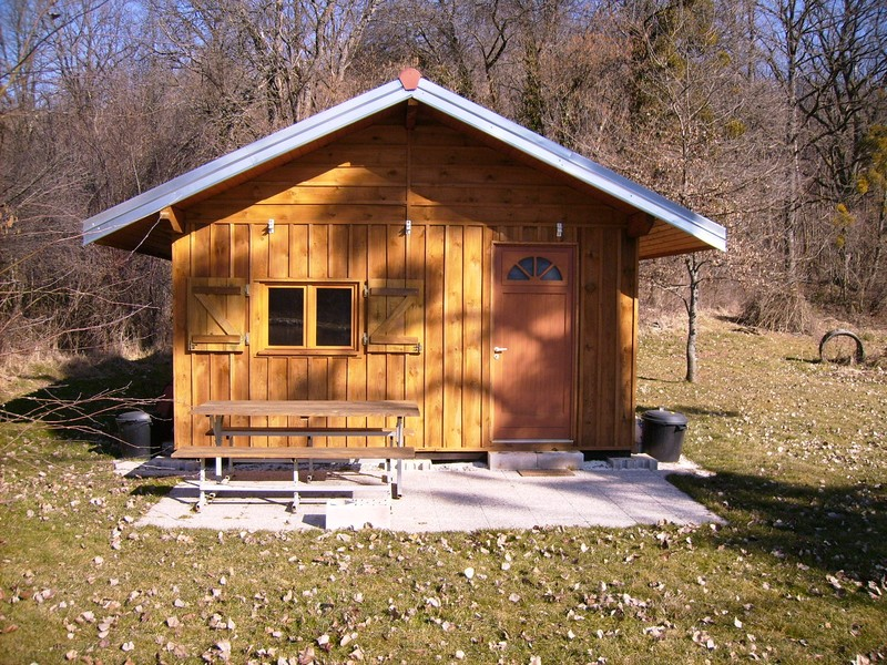 Chalet bois qui bouge

