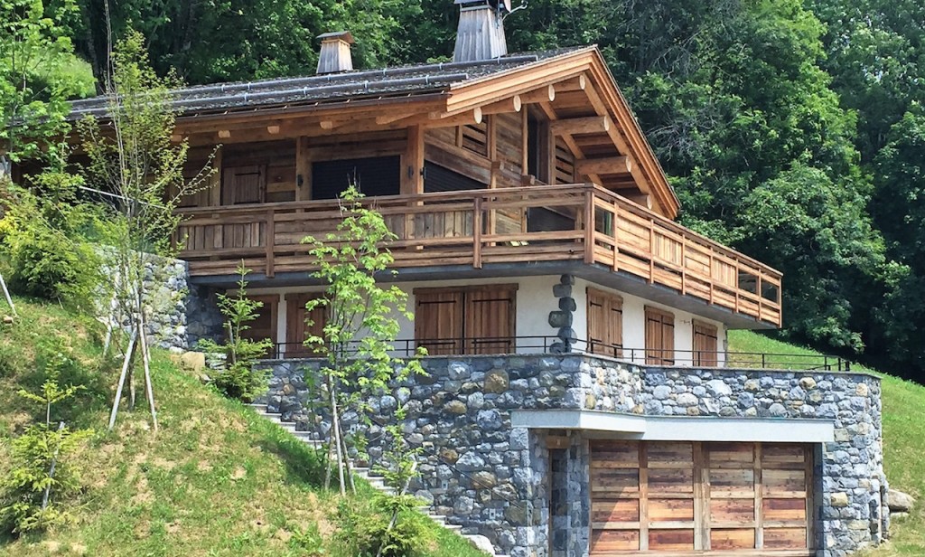 Chalet une pente
