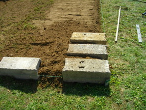Abri jardin sur parpaing
