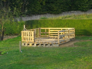 Abri de jardin en palette
