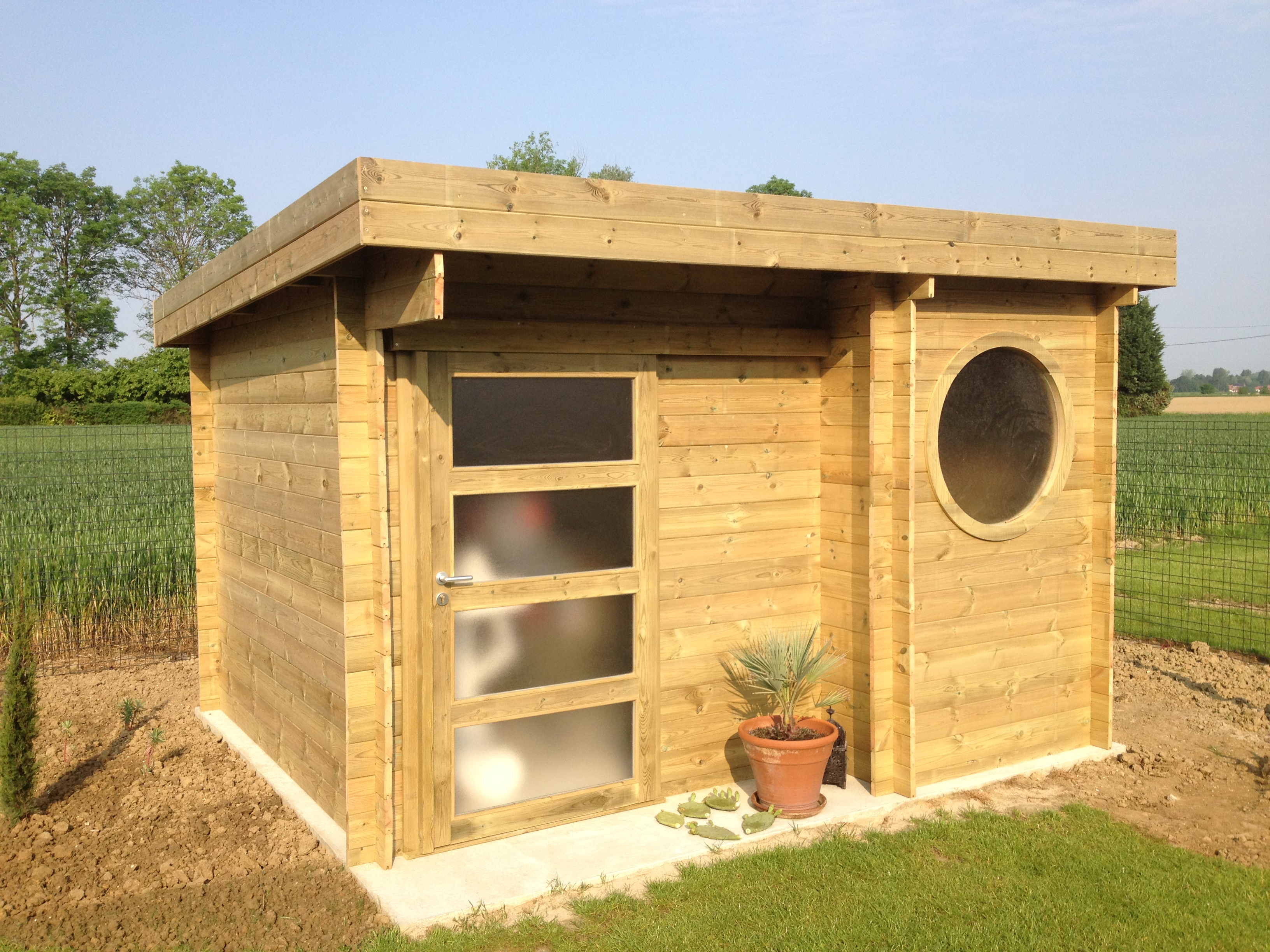 Vente abris de jardin en bois
