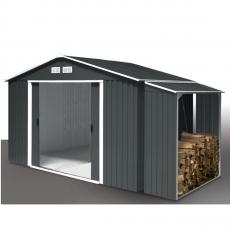 Abris de jardin metal blanc
