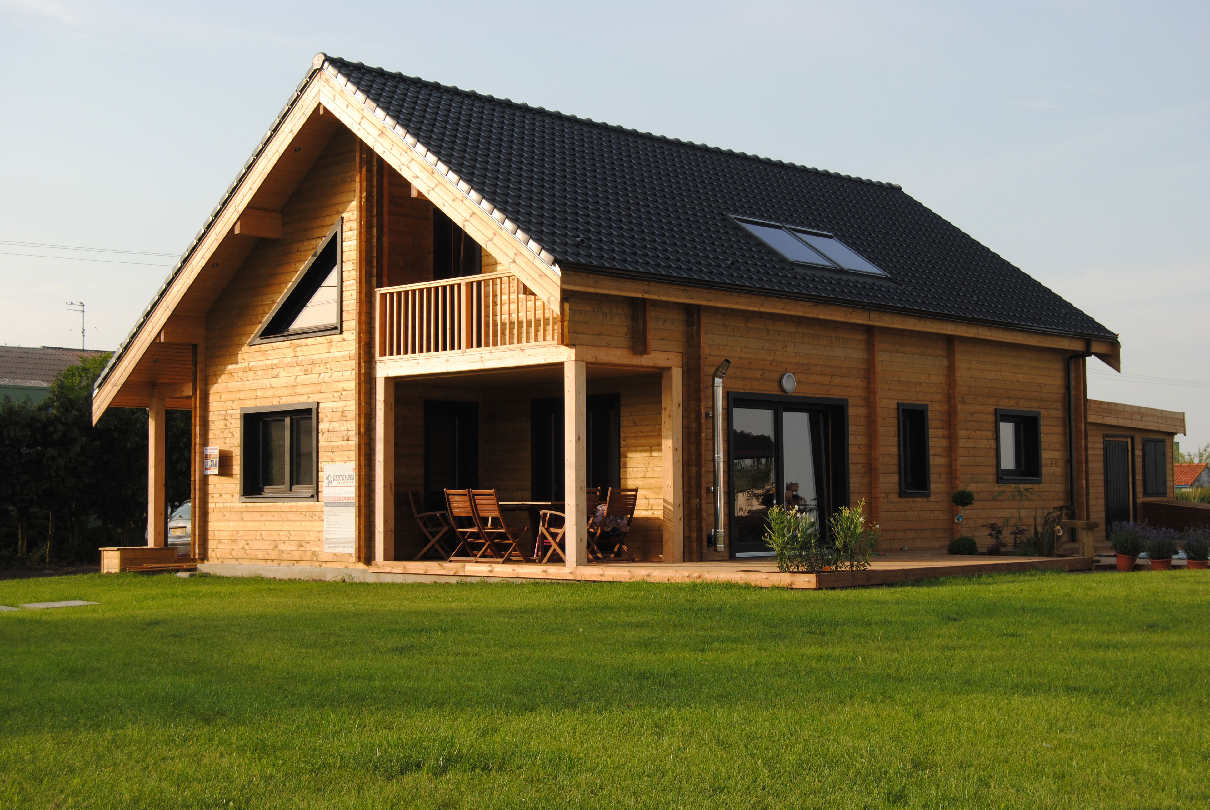 Chalet bois madrier
