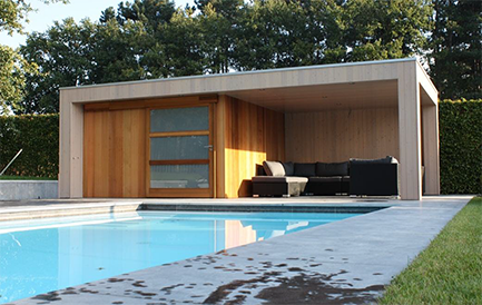 Abri de jardin habitable design
