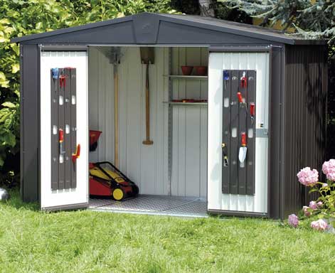 Cabane de jardin en fer
